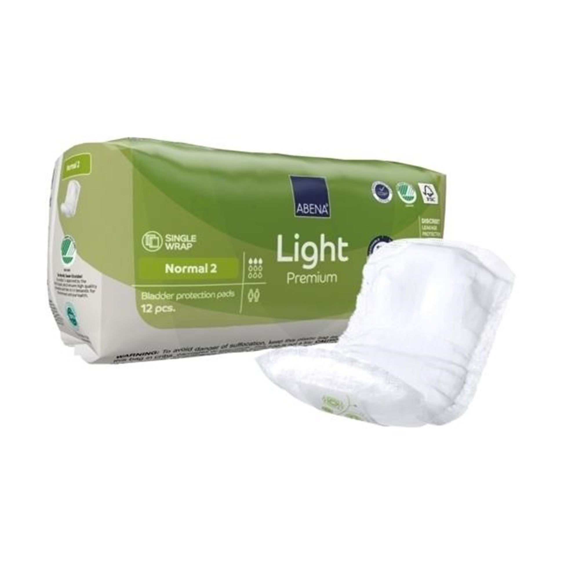 Abena Light Premium Bladder Protection Pads, Normal 2