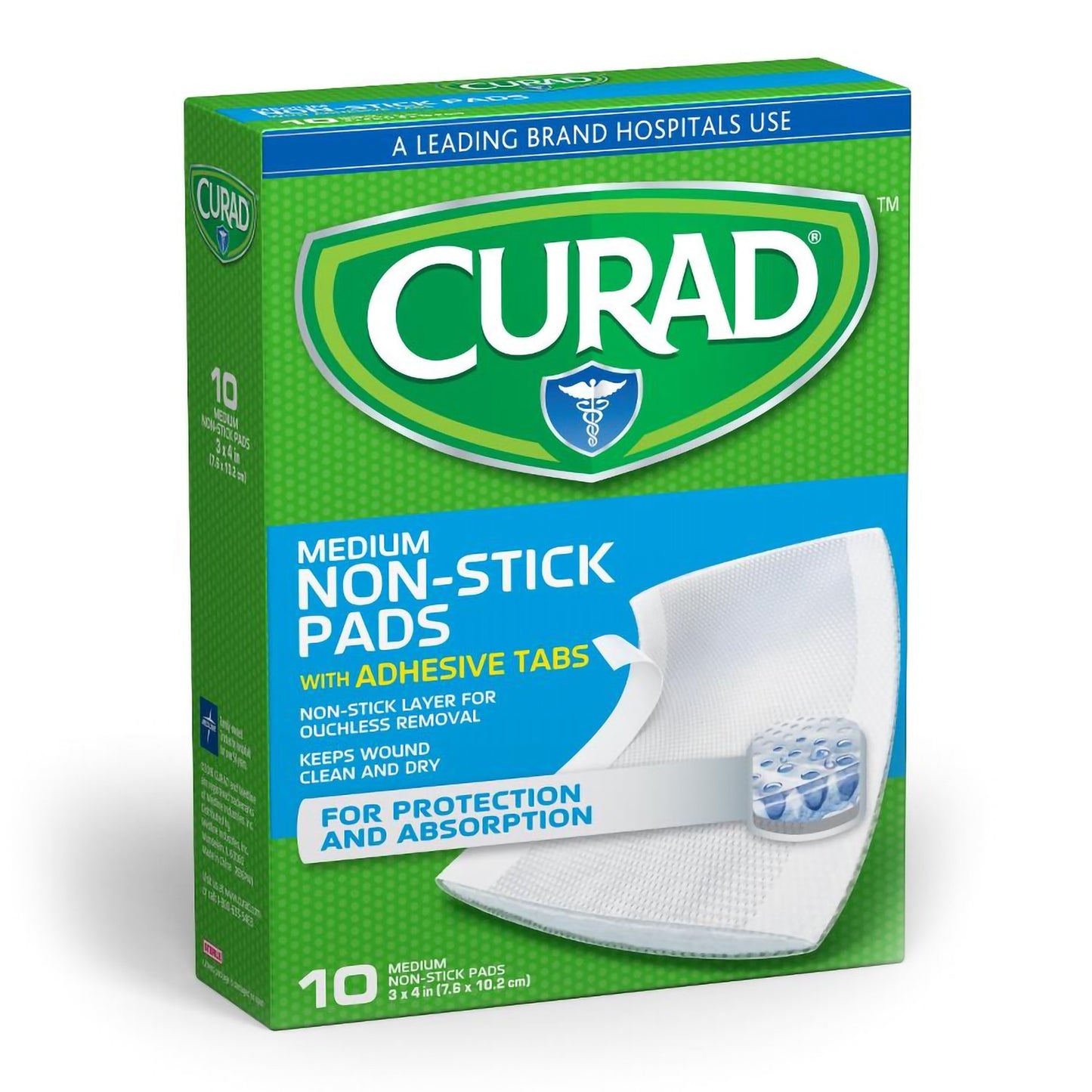 Curad Adhesive Strip, 3 x 4 Inch