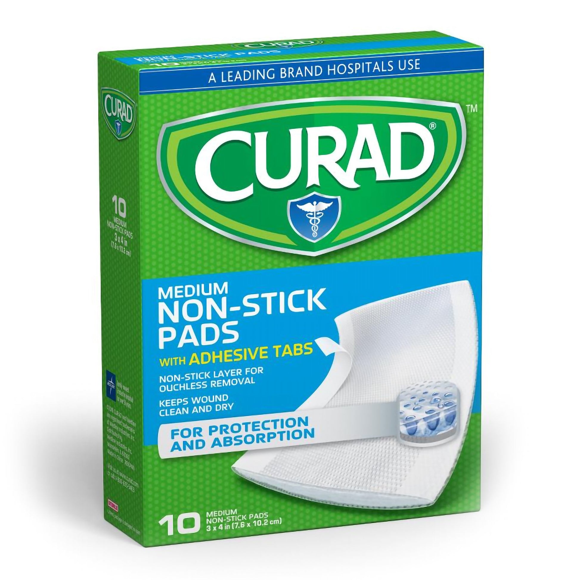 Curad Adhesive Strip, 3 x 4 Inch