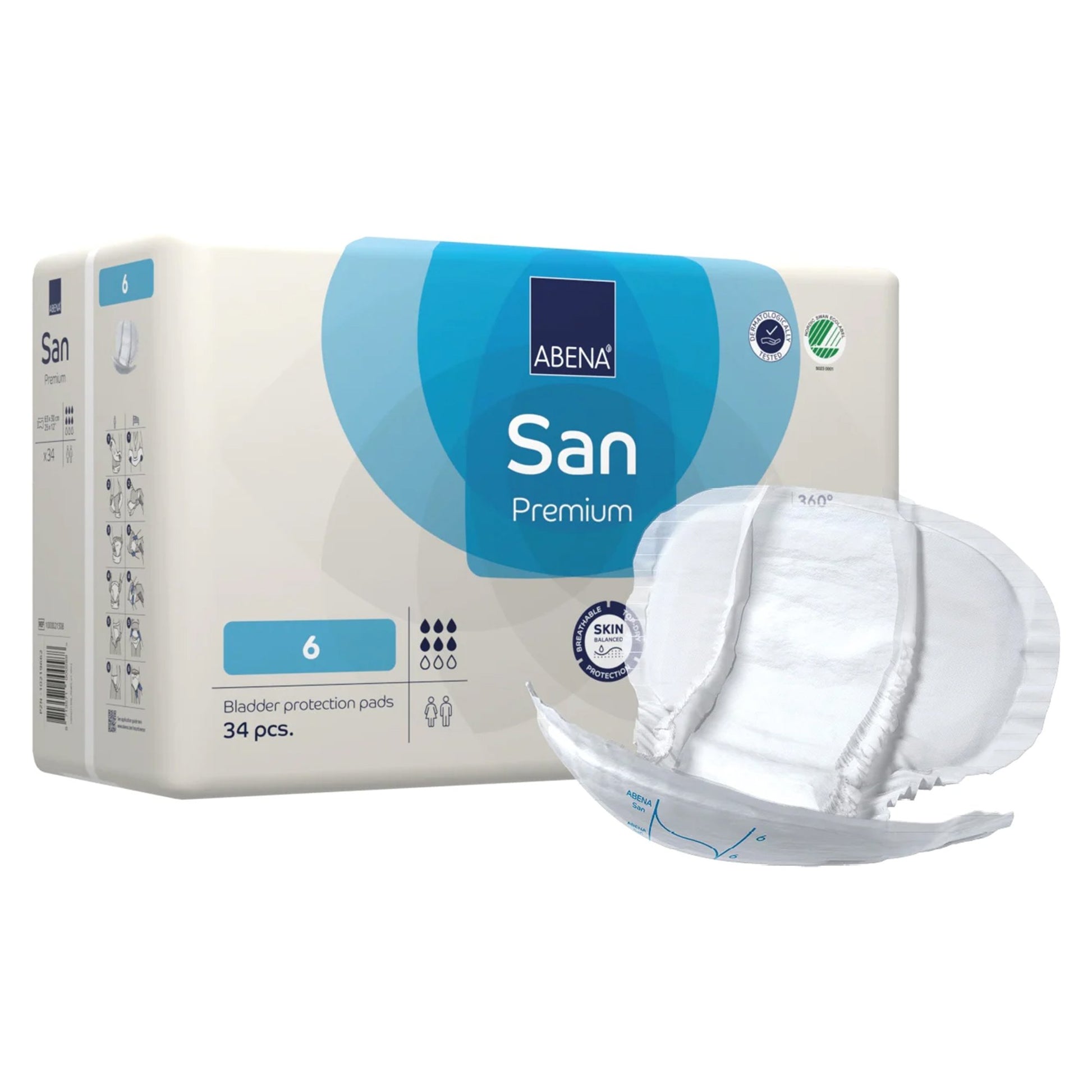 Abena San 6 Premium Bladder Protection Pads