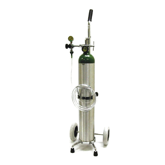 Oxygen Kit on Cart (Filled) Mada Medical Size E Aluminum