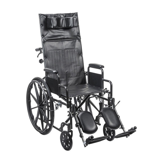 drive™ Silver Sport Reclining Wheelchair, 16-Inch Seat Width