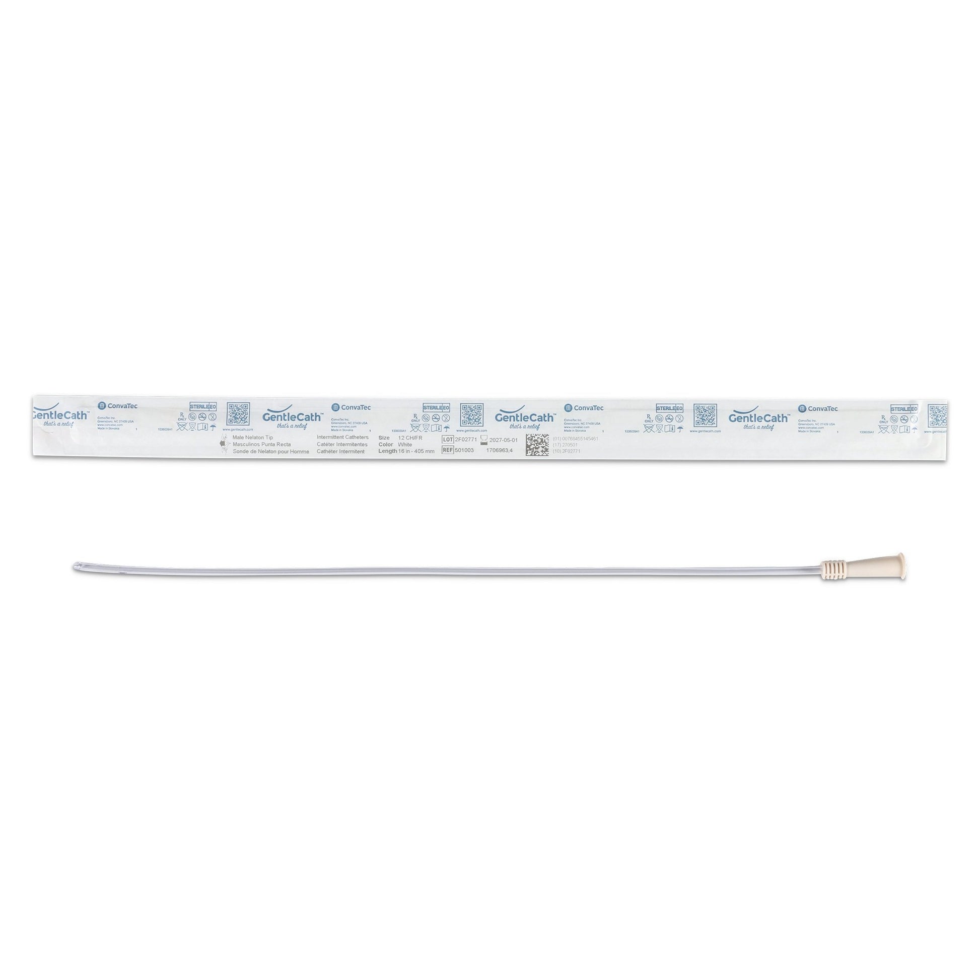 GentleCath™ Urethral Catheter, 12 Fr.