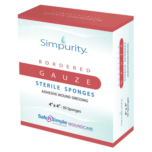 Island Dressing Simpurity™ Bordered Gauze 4 X 4 Inch Square Sterile