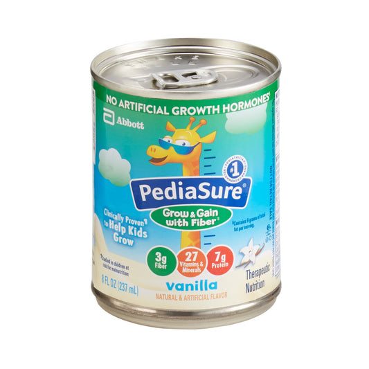 PediaSure Grow & Gain with Fiber Therapeutic Nutrition, Vanilla, 8-ounce Can
