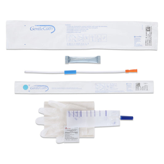 Urethral Catheter GentleCath™ Straight Tip Hydrophilic Coated PVC 16 Fr. 16 Inch Length