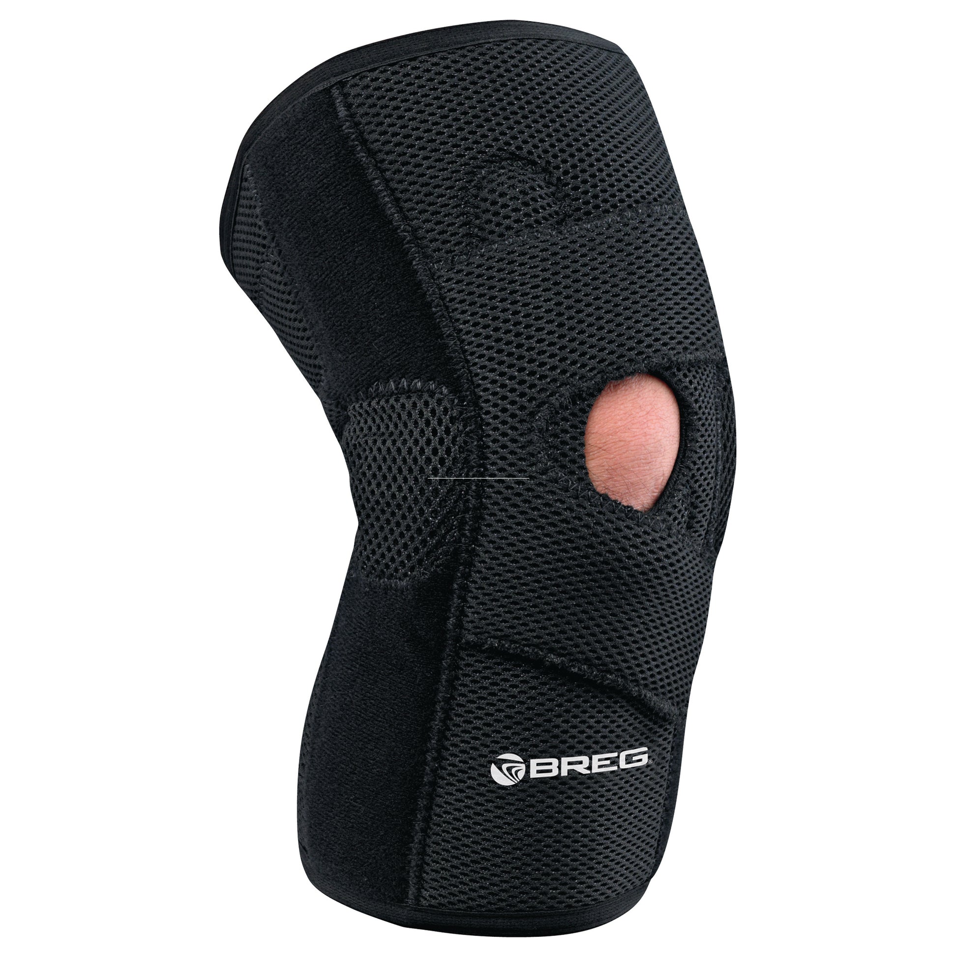 Knee Brace Breg Lateral Stabilizer 2X-Large Hook and Loop Strap Closure 27 to 30 Inch Thigh Circumference Right Knee