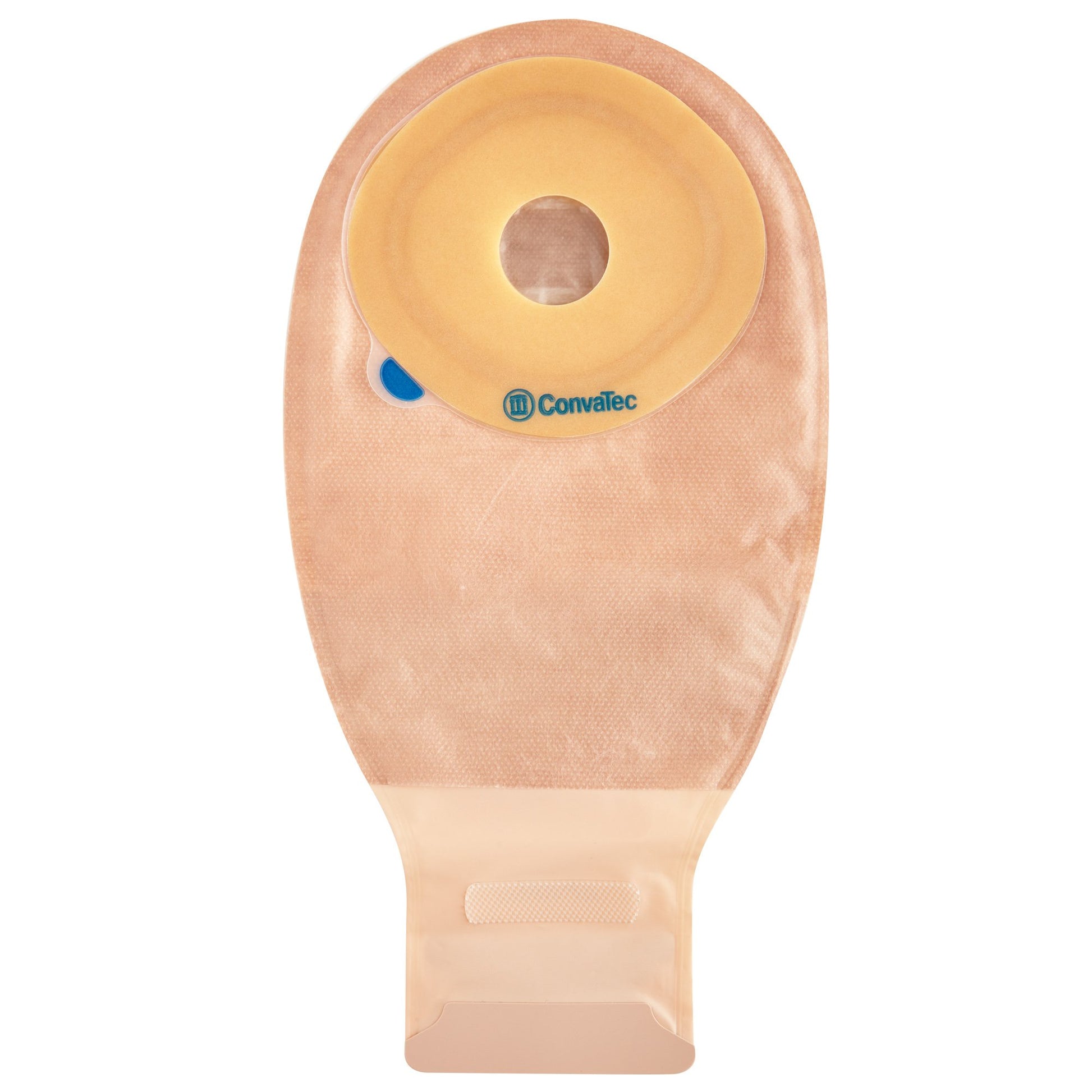 Ostomy Pouch Esteem+ One-Piece System 12 Inch Length Flat, Pre-Cut 1 Inch Stoma Drainable