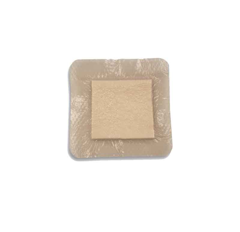 Silver Foam Dressing SiliGentle™ AG 4 X 4 Inch Square Sterile