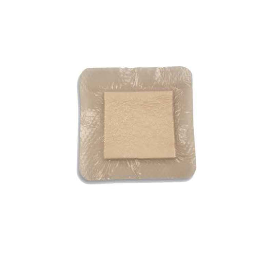 Silver Foam Dressing SiliGentle™ AG 4 X 4 Inch Square Sterile