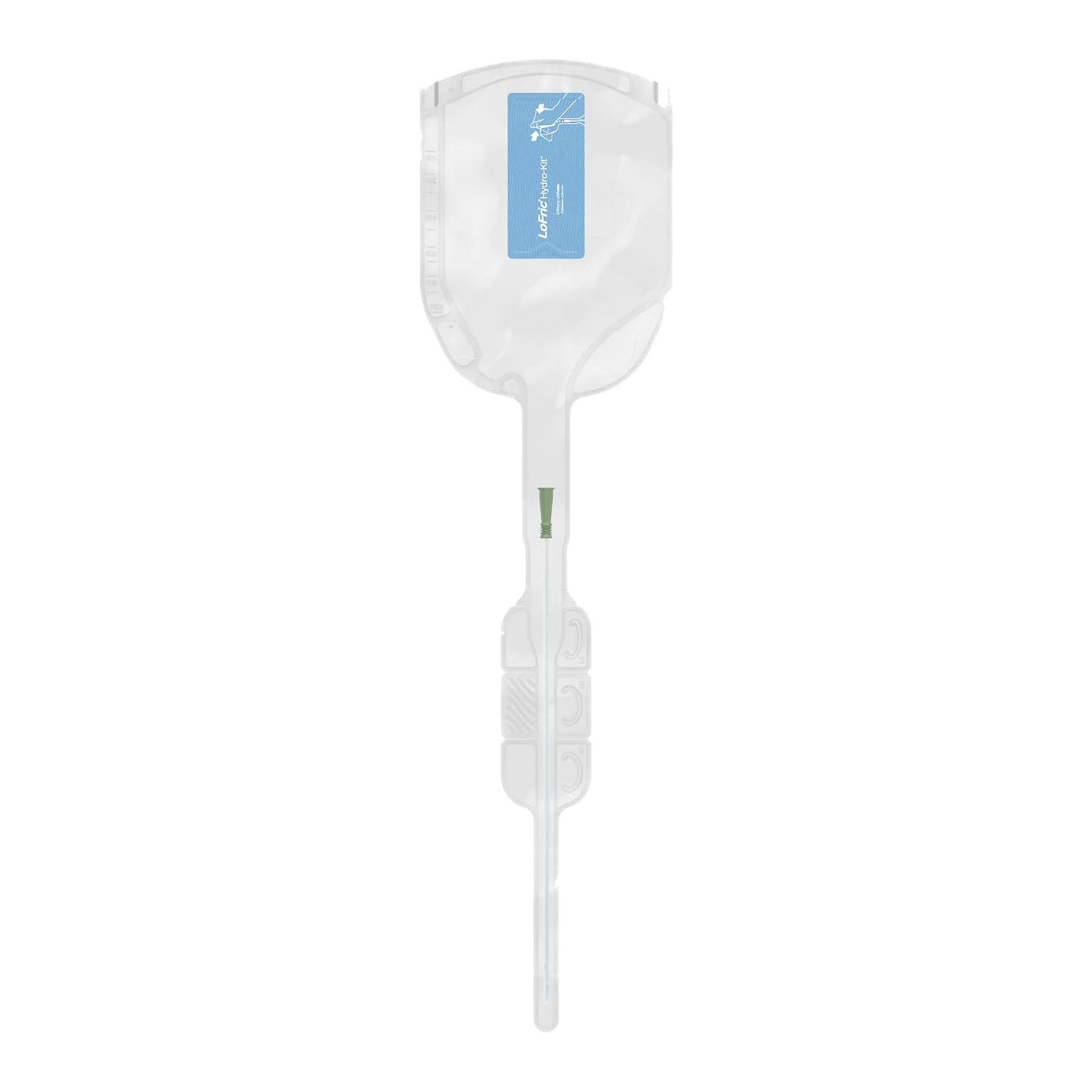 Intermittent Closed System Catheter Tray LoFric Hydro-Kit™ Male / Tiemann Tip 14 Fr. Without Balloon Hydrophilic Coated Polyolefin-Based Elastomer (POBE)