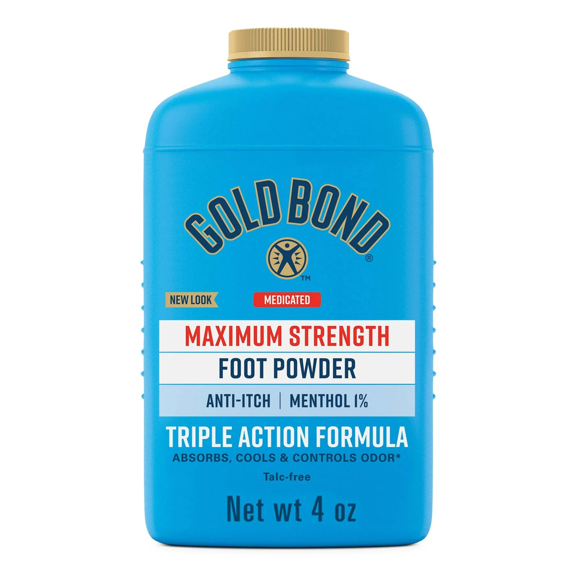Gold Bond Maximum Strength Medicated Foot Powder, 4 oz.