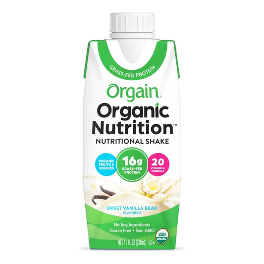 Orgain Organic Nutrition™ Vanilla Nutritional Shake, 11-ounce carton