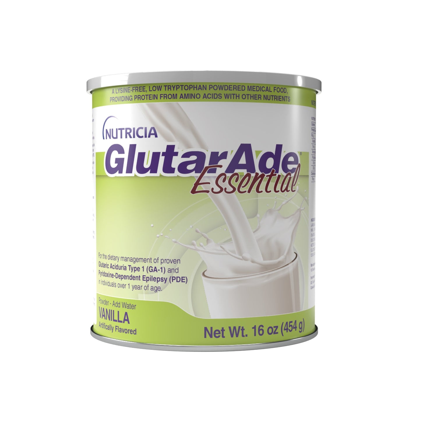 Oral Supplement GlutarAde Essential Vanilla Flavor Powder 16 oz. / 454 Gram Canister