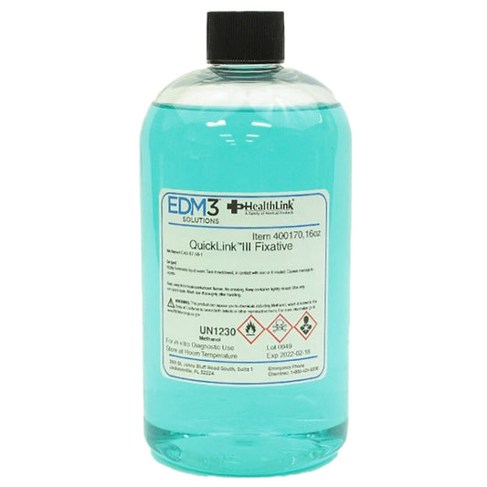 Hematology Reagent Quicklink III™ Methanol / Fast Green FCF Tissue Processing / Staining 99 to 100% 16 oz.