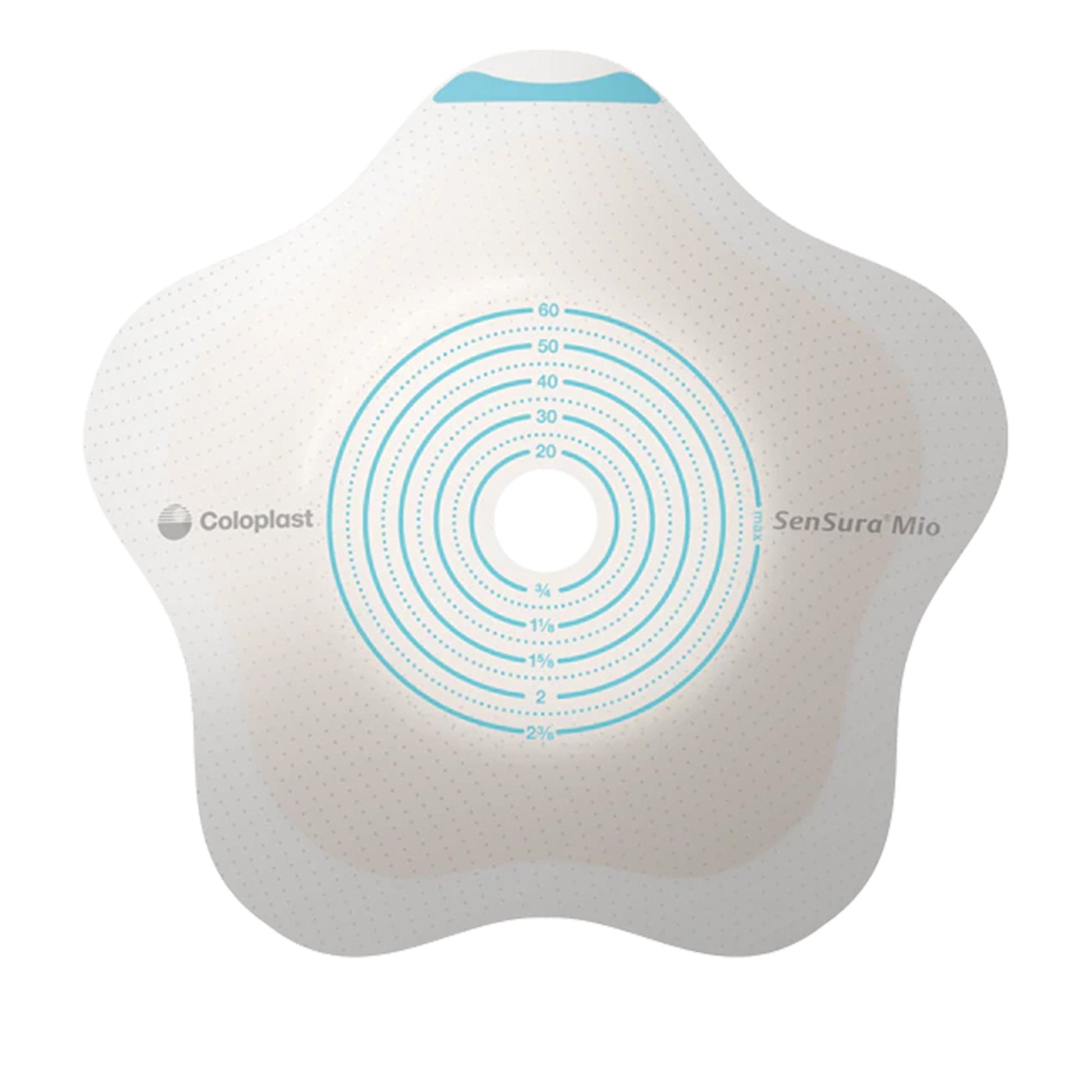 SenSura Mio Convex Flip Ostomy Barrier, 30 mm Stoma Opening, Red Match
