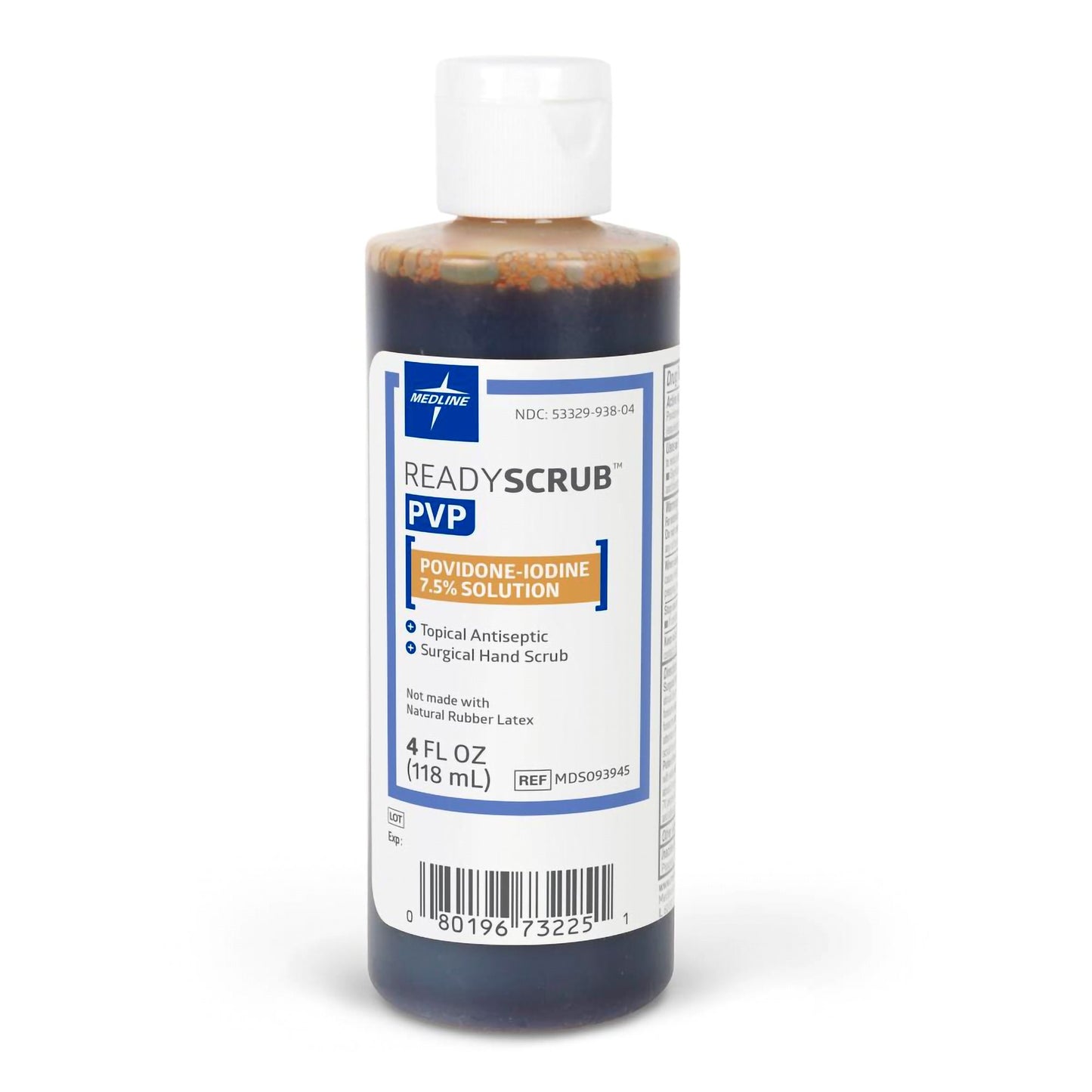 Surgical Scrub Solution ReadyScrub™ 4 oz. Bottle 7.5% Strength Povidone-Iodine NonSterile
