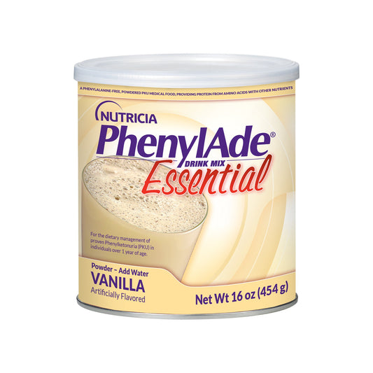 Oral Supplement PhenylAde60 Vanilla Flavor Powder 16 oz. / 454 Gram Canister