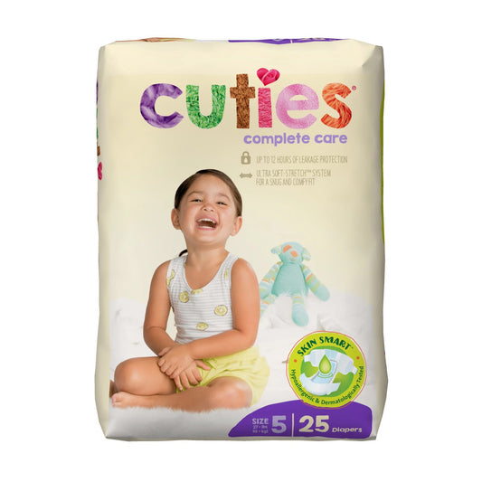 Cuties Complete Care Diapers for Children, 27+ lbs.