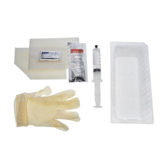 AMSure Catheter Insertion Tray, Prefilled 30 mL Syringe, PVP
