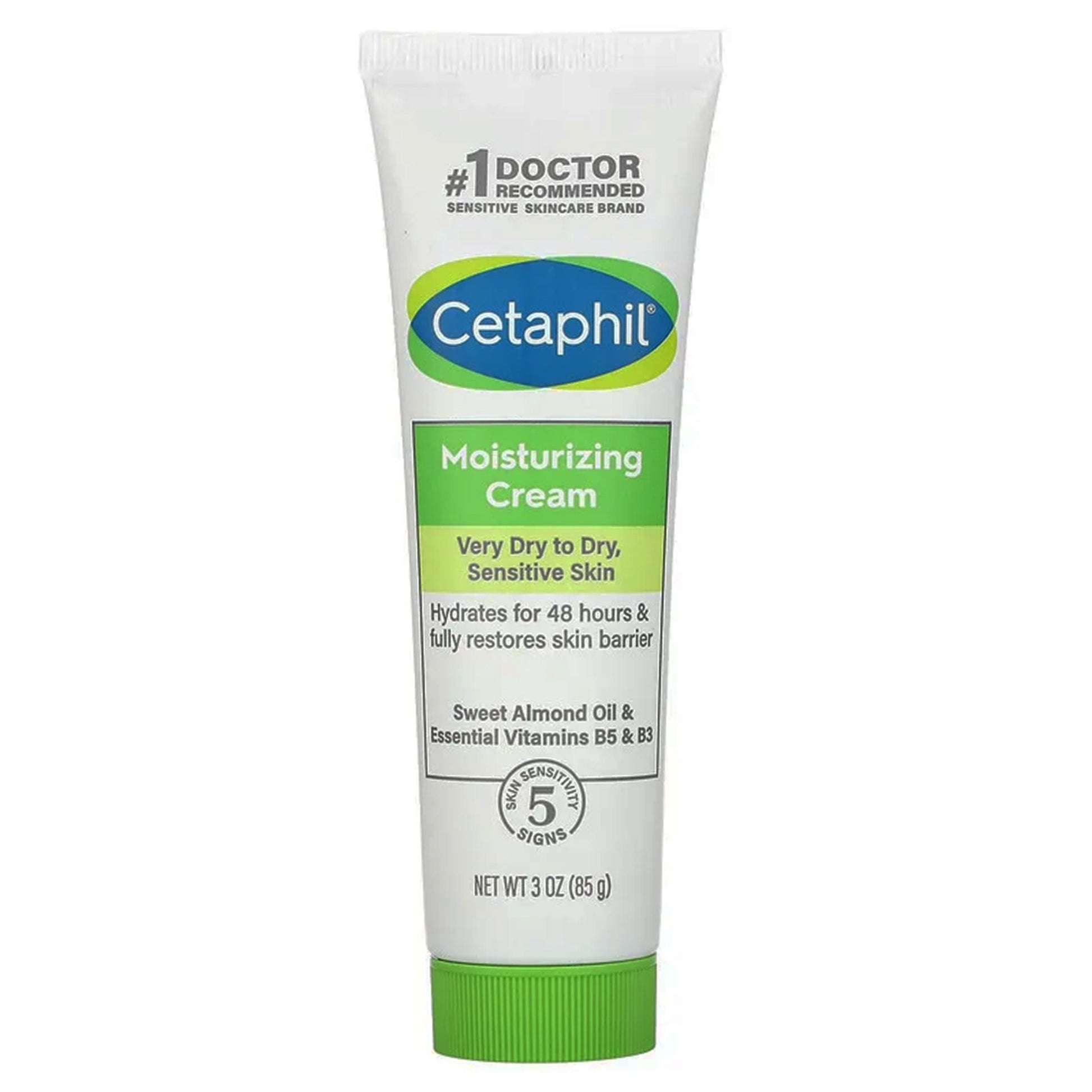 Cetaphil Moisturizing Lotion Dry to Normal Sensitive Skin Unscented, 3 oz. Tube