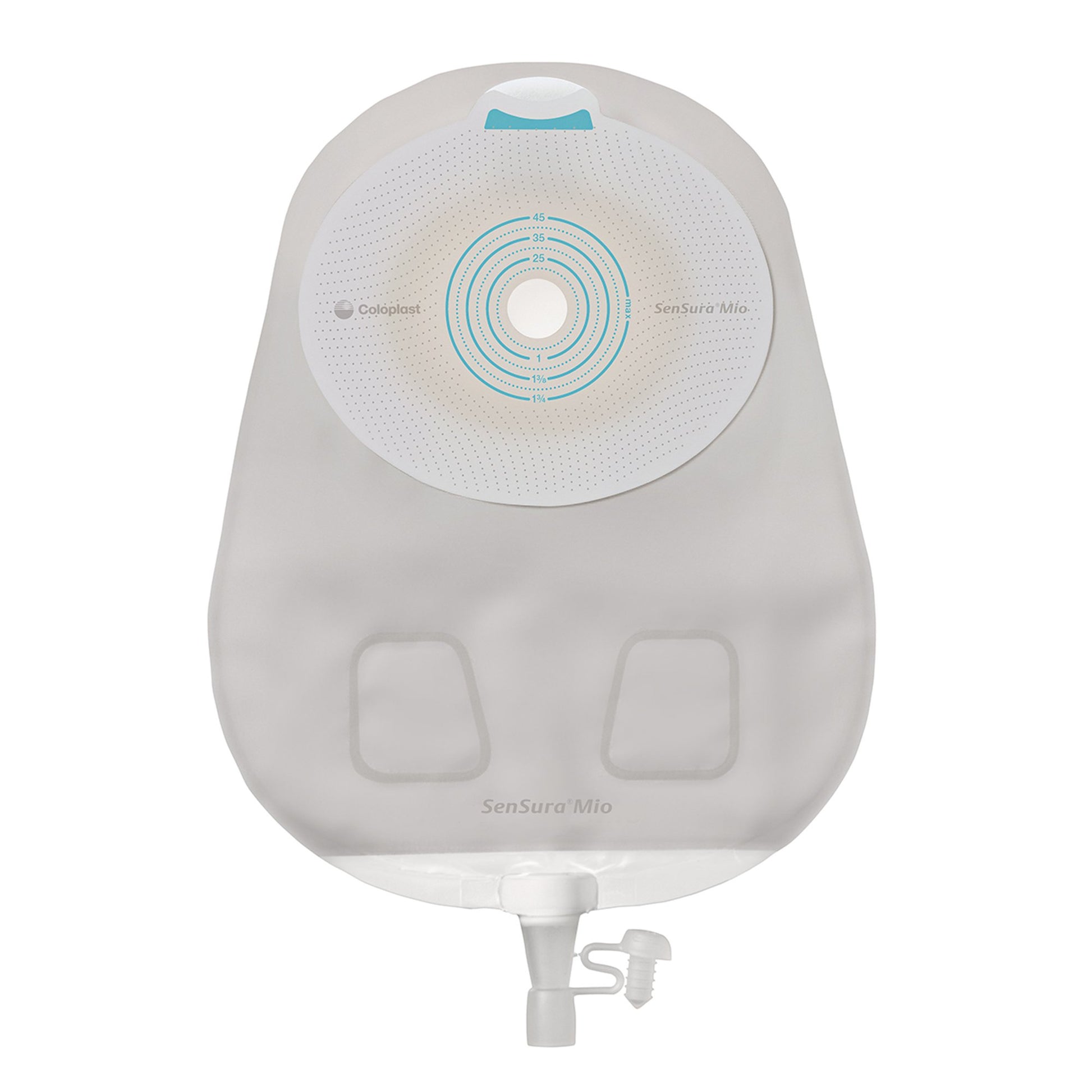 SenSura Mio Flat 1-Piece Transparent Ostomy Pouch, Trim to fit 10 – 45mm Stomas