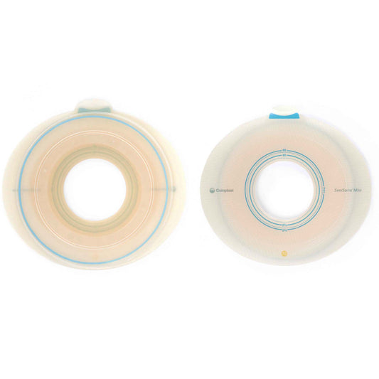 SenSura Mio Flex Ostomy Barrier, 50 mm Stoma Opening, Yellow Color Match