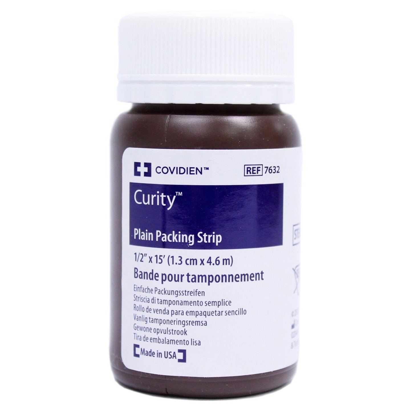 Curity™ Nonimpregnated Wound Packing Strip, 0.5 Inch x 5 Yard