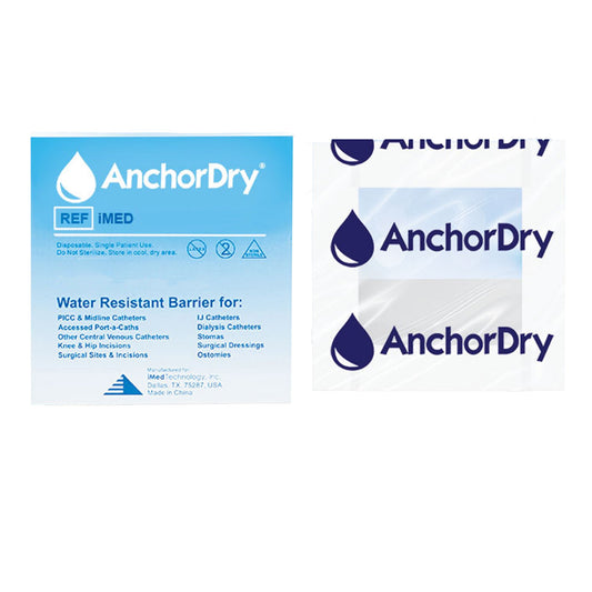 IV Site Barrier Protector AnchorDry™ 7 X 7 Inch NonSterile