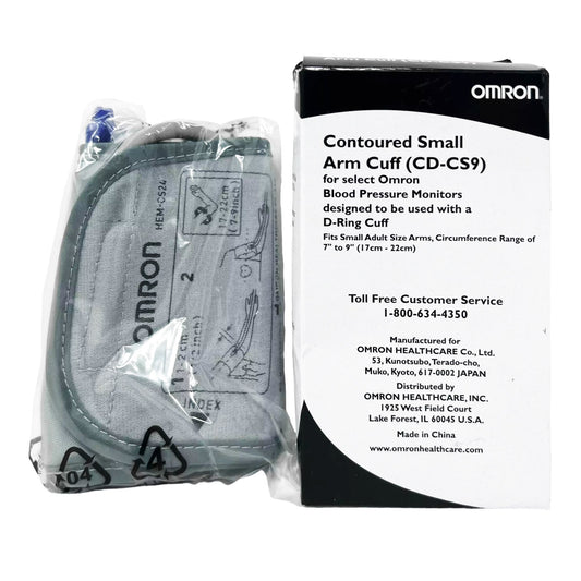 Omron Small D-ring Reusable Blood Pressure Cuff, 17 to 22.8 centimeter