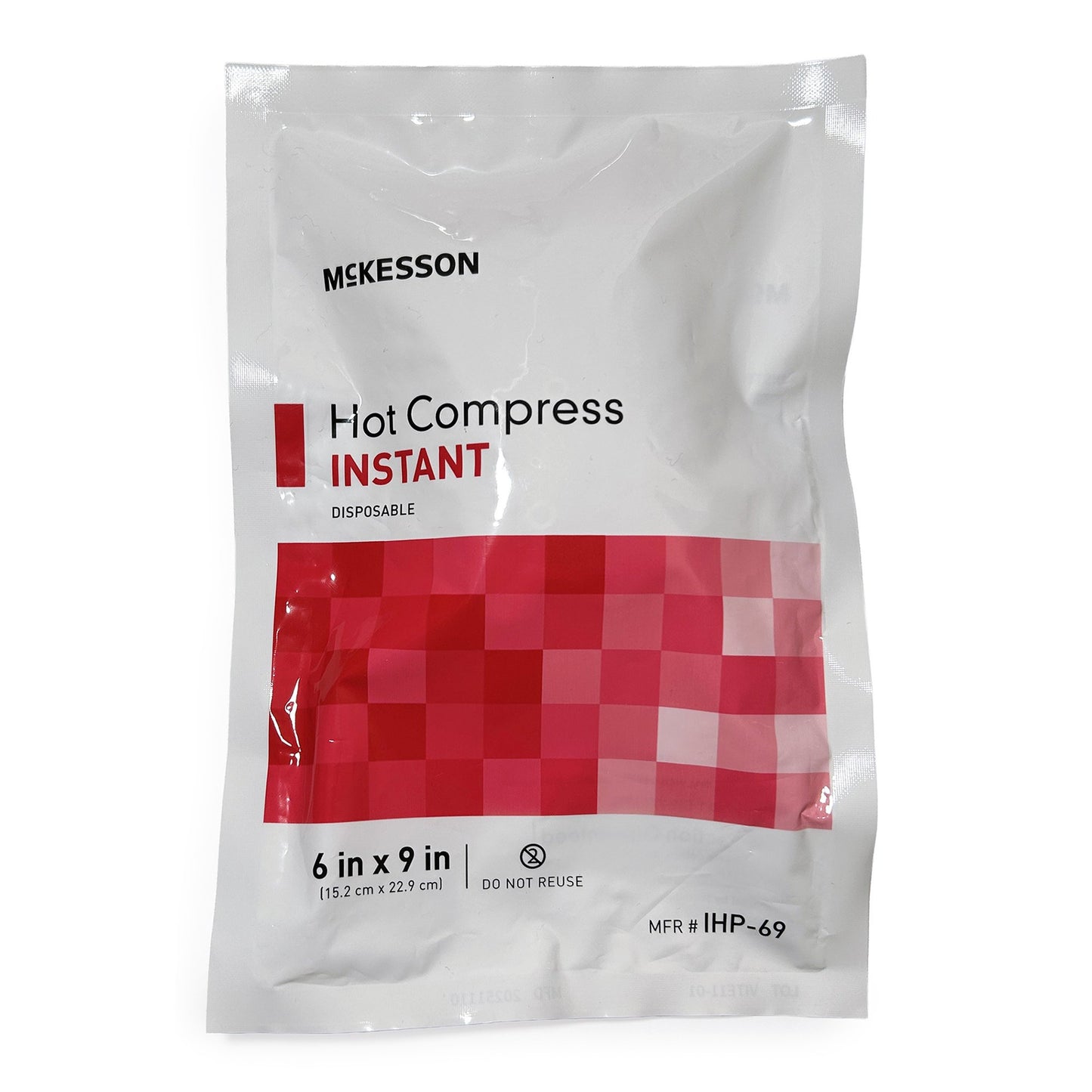 McKesson Instant Hot Compress, Singe-use, Disposable, 6 x 9 Inch